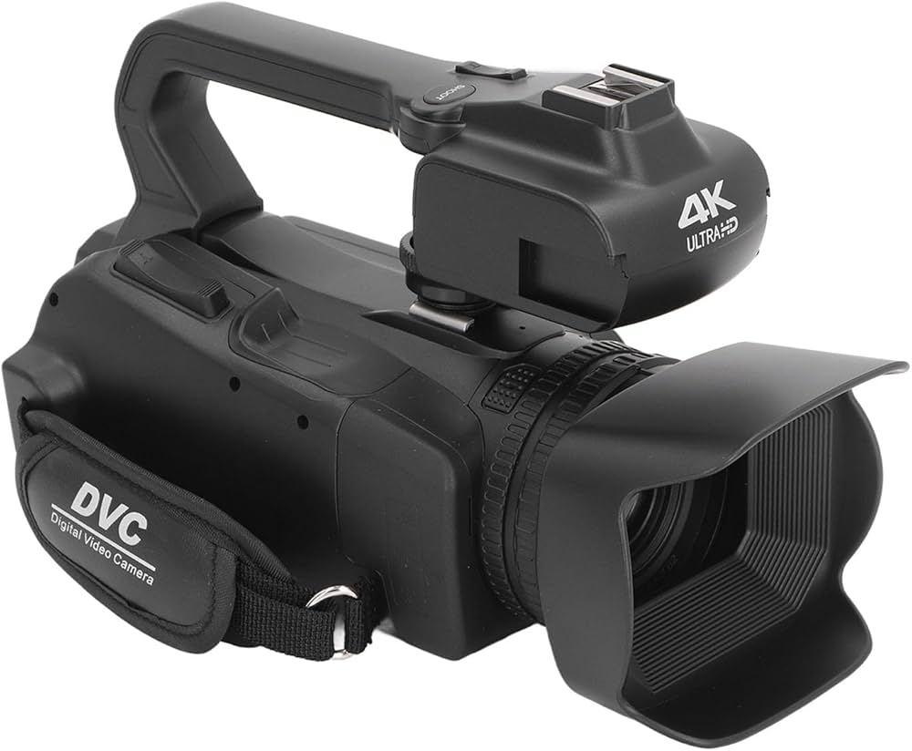 Amazon | ビデオカメラ 4K 64MP 18x デジタル ズーム ビデオ カメラ、4