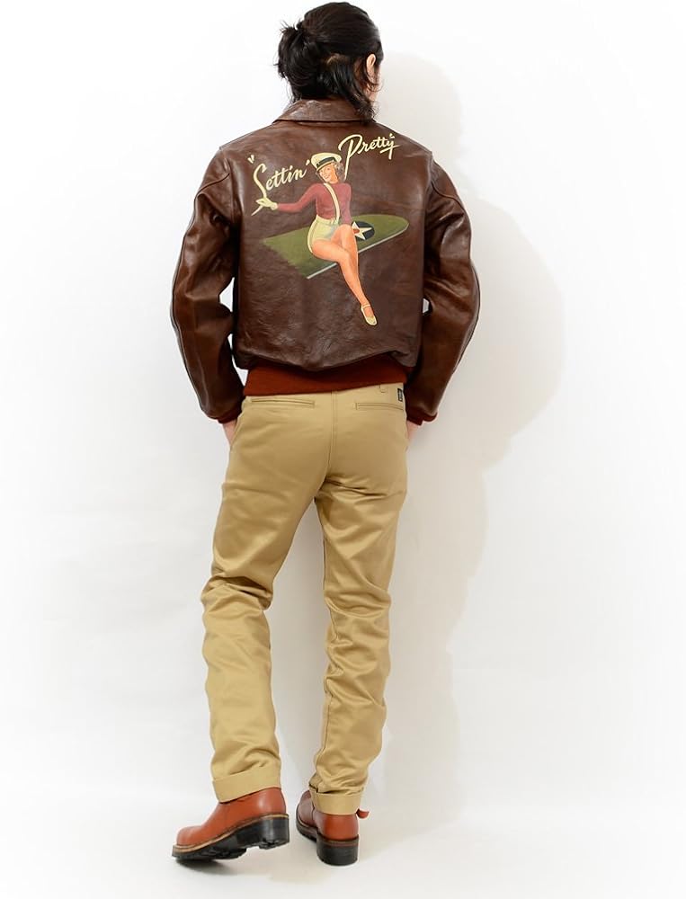 Amazon | [バズリクソンズ] A-2 フライト ジャケット ピンナップガール