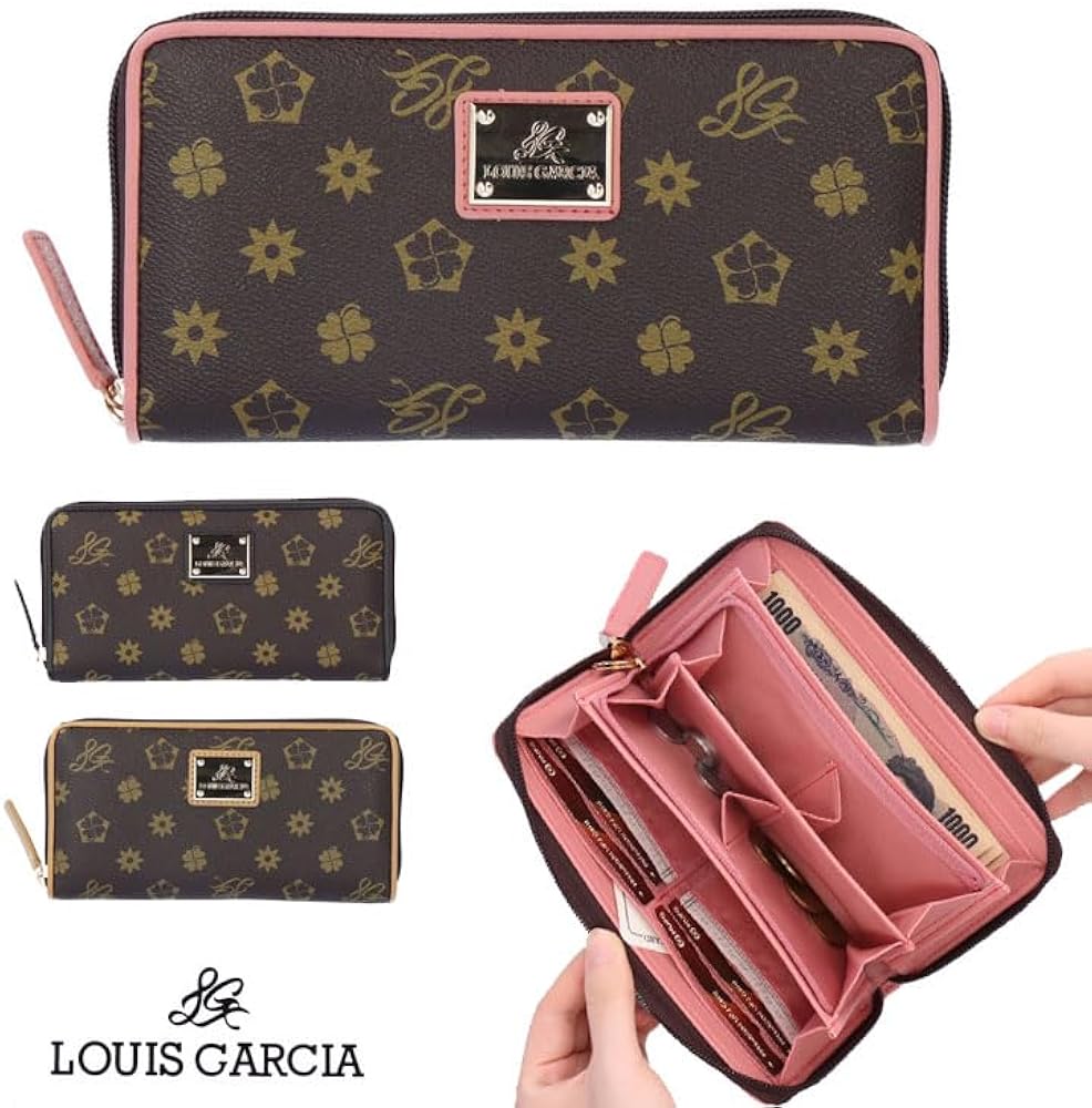 Amazon.co.jp: ルイ・ガルシア コインが分けられる ラウンドファスナー