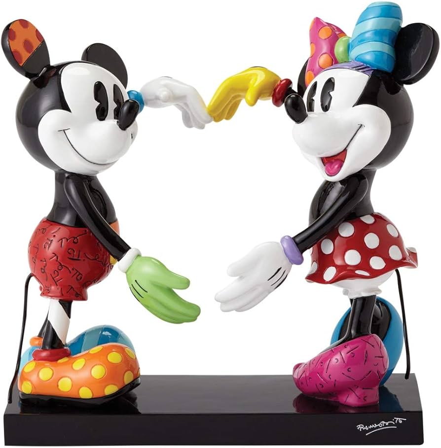 Amazon.com: Disney by Britto Mickey and Minnie Stone Resin
