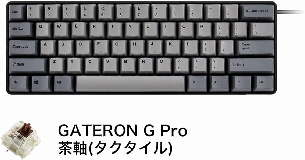 Amazon | iKBC NEW POKER II 60% コンパクト メカニカルキーボード