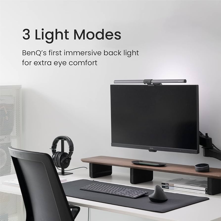 Amazon.com: BenQ ScreenBar Halo LED Monitor Light Bar - Wireless