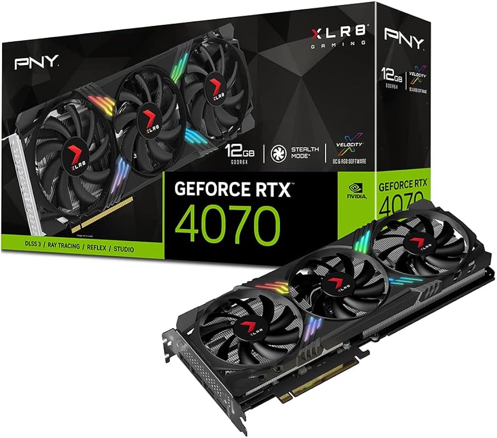 Amazon | PNY GeForce RTX™ 4070 12GB XLR8 ゲーミング VERTO EPIC-X