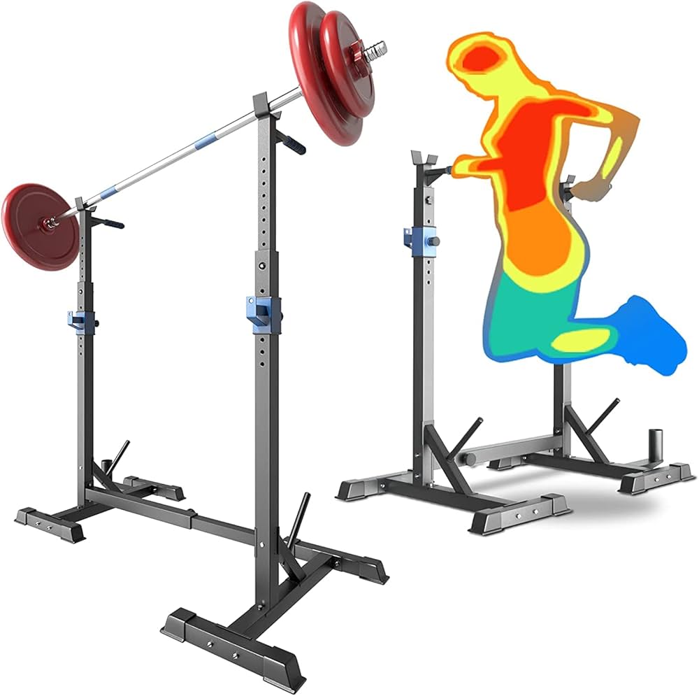 Amazon.co.jp: バーベルスタンド ベンチプレスラック スクワットマシン