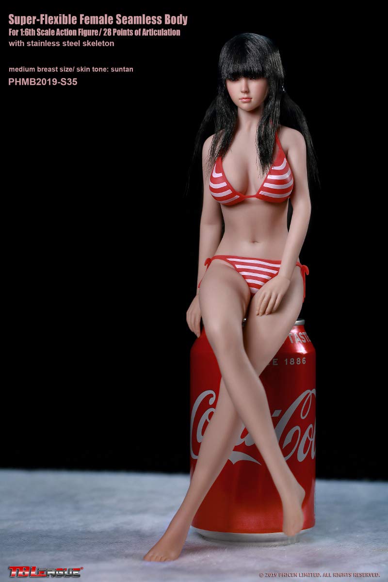 Amazon.co.jp: TBLeague 1/6 フィギュア S35A 女性 素体 シームレス