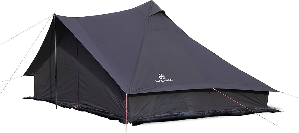 Amazon.co.jp: LALPHA (ラルファ) TC素材のワンポールテント サイド-3