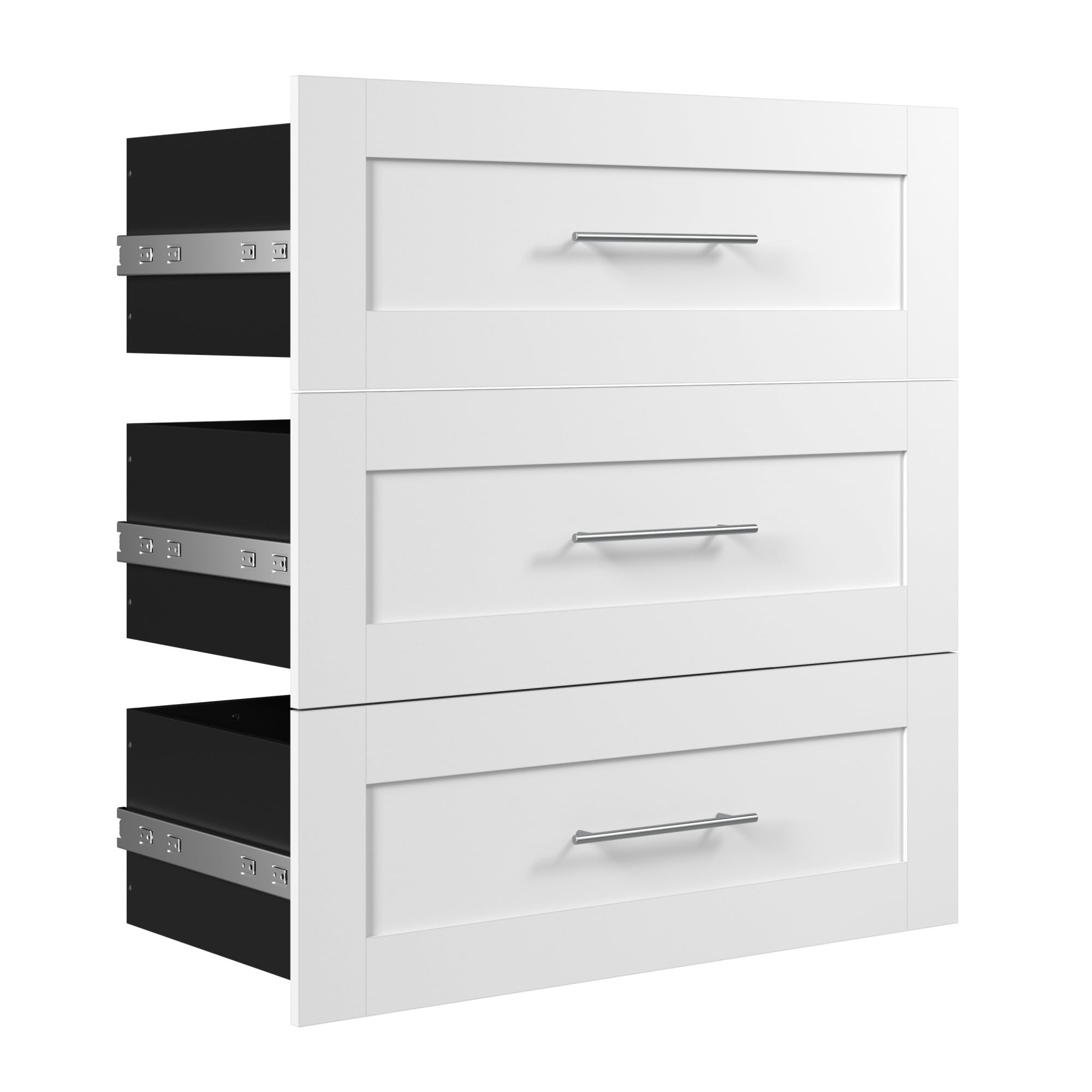 Amazon.com: Bestar Pur 3 Drawer Set for Pur 36W Closet Organizer