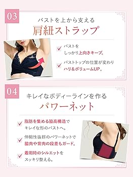 Amazon | 【公式】PGブラ(ピージーブラ) ナイトブラ 4枚セット+