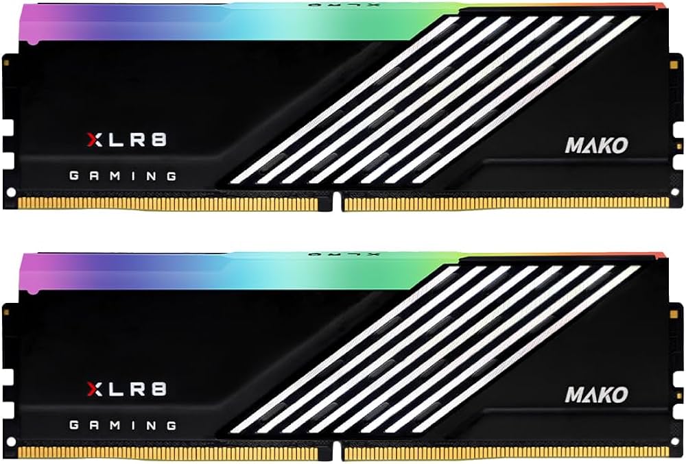 Amazon | PNY XLR8 Gaming MAKO RGB DDR5 6000 Udimm 32GB (16GB×2