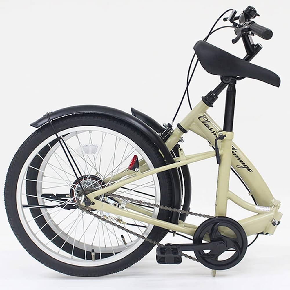 Amazon | Classic Mimugo FDB20K 折りたたみ自転車 サンドベージュ