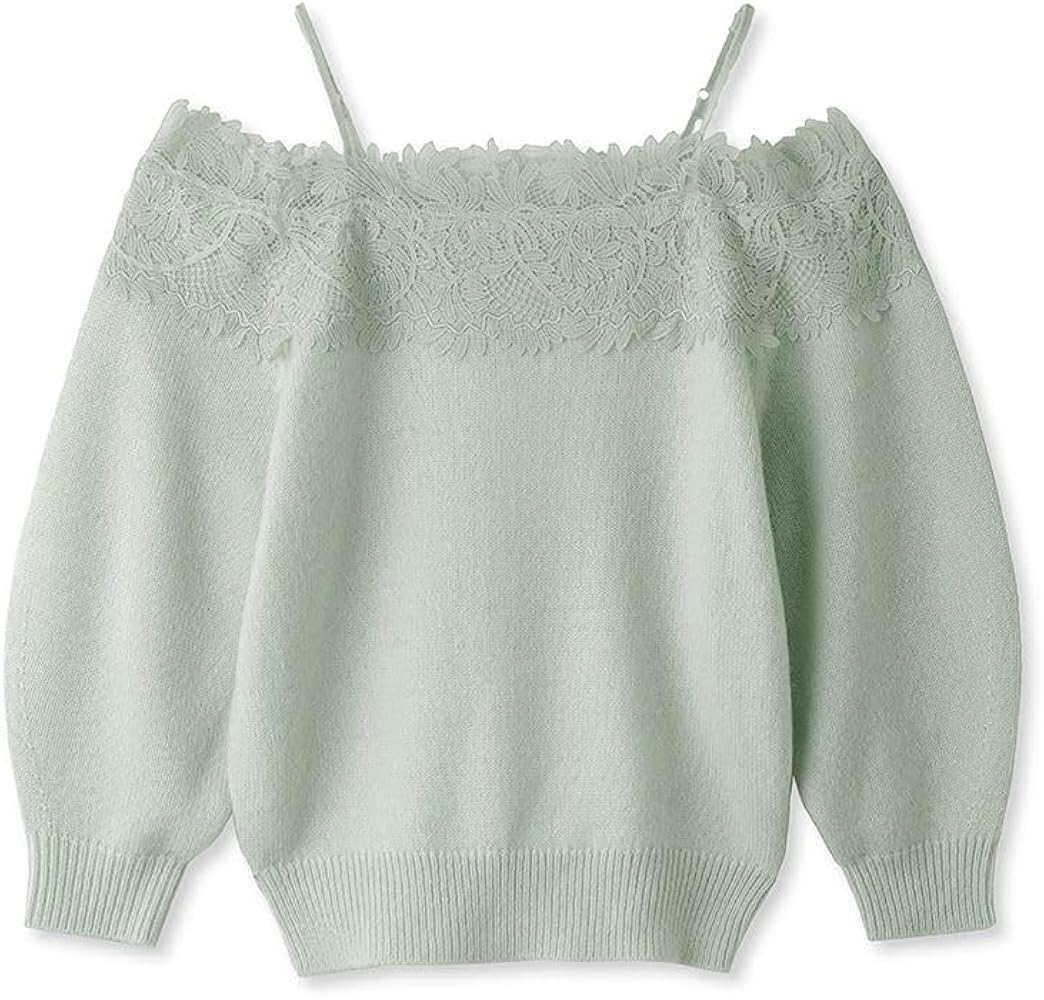 Amazon | レーストリミングニットプルオーバー | セーター 通販