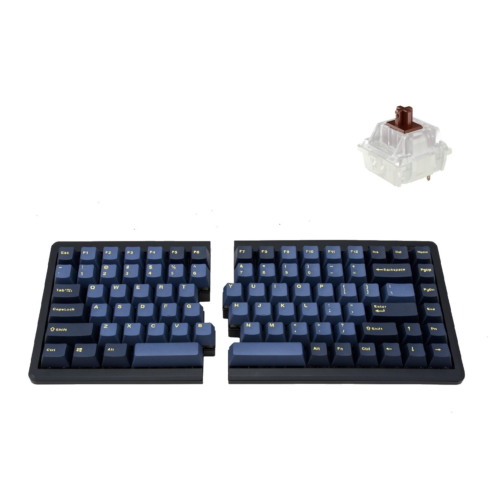 Amazon.co.jp: BAROCCOMiSTEL MD770 RGB BT (英語配列/茶軸) 分離型