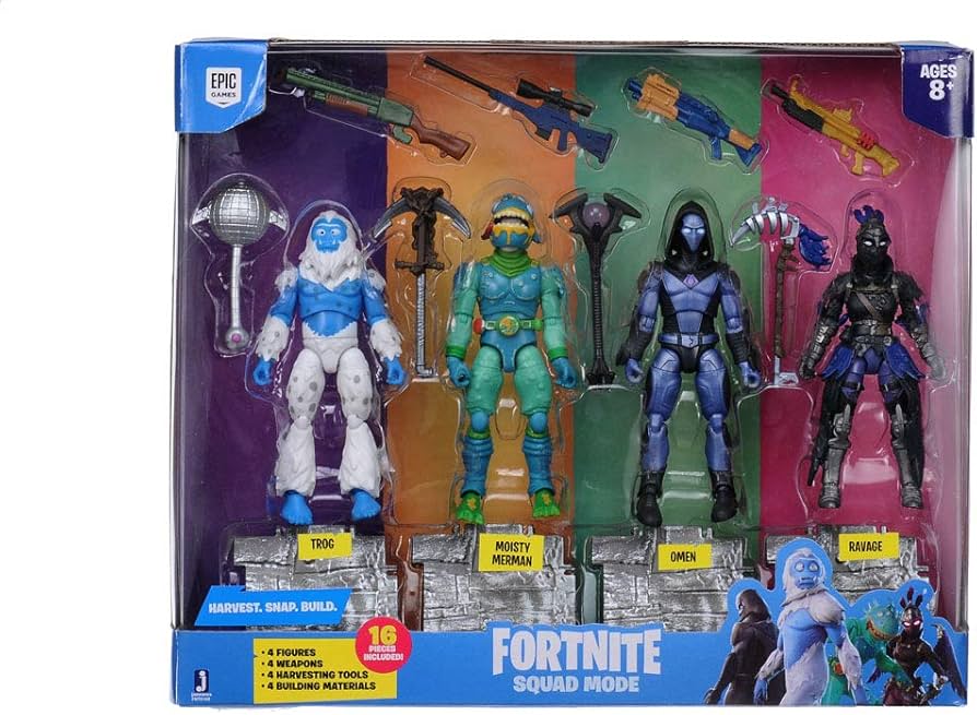 Amazon | フォートナイト リアルアクションフィギュア 4体セット 002