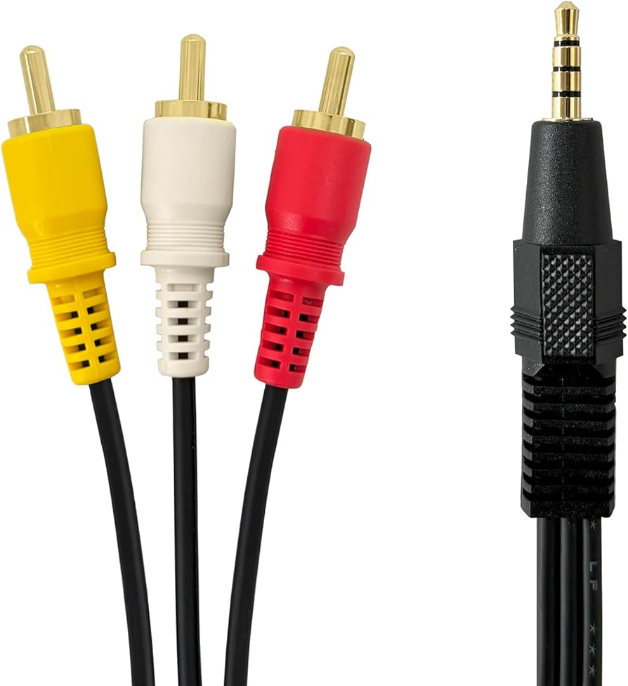 Amazon | フジパーツ 4極ミニプラグ RCA 変換ケーブル 4極ミニプラグ