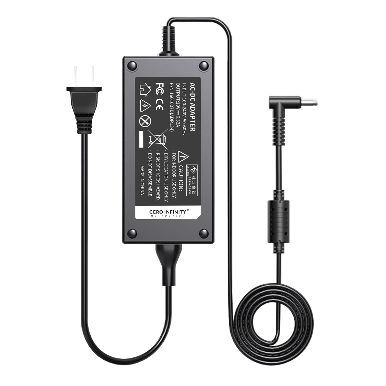 Amazon.co.jp: Chicony対応 ノートパソコン 交換用充電器 19V 6.32A