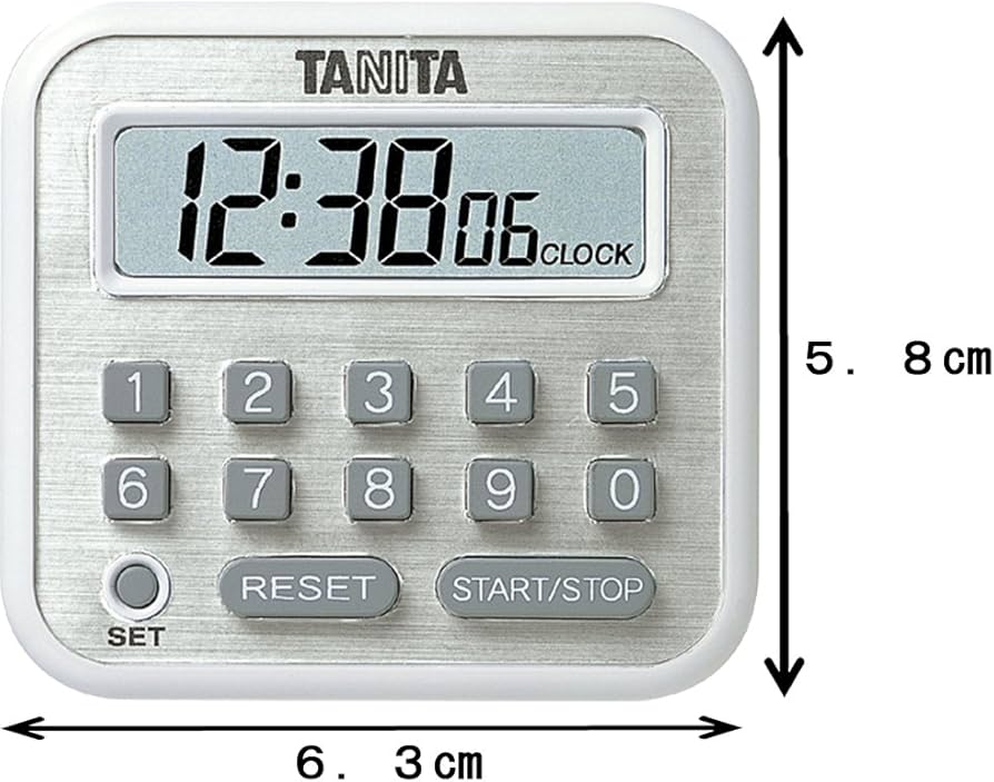 Amazon｜タニタ(Tanita) タイマー マグネット付き テンキー 100時間
