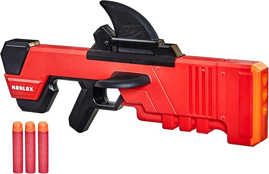 Amazon.co.jp: NERF Roblox MM2: Shark Seeker Dart Blaster, Shark