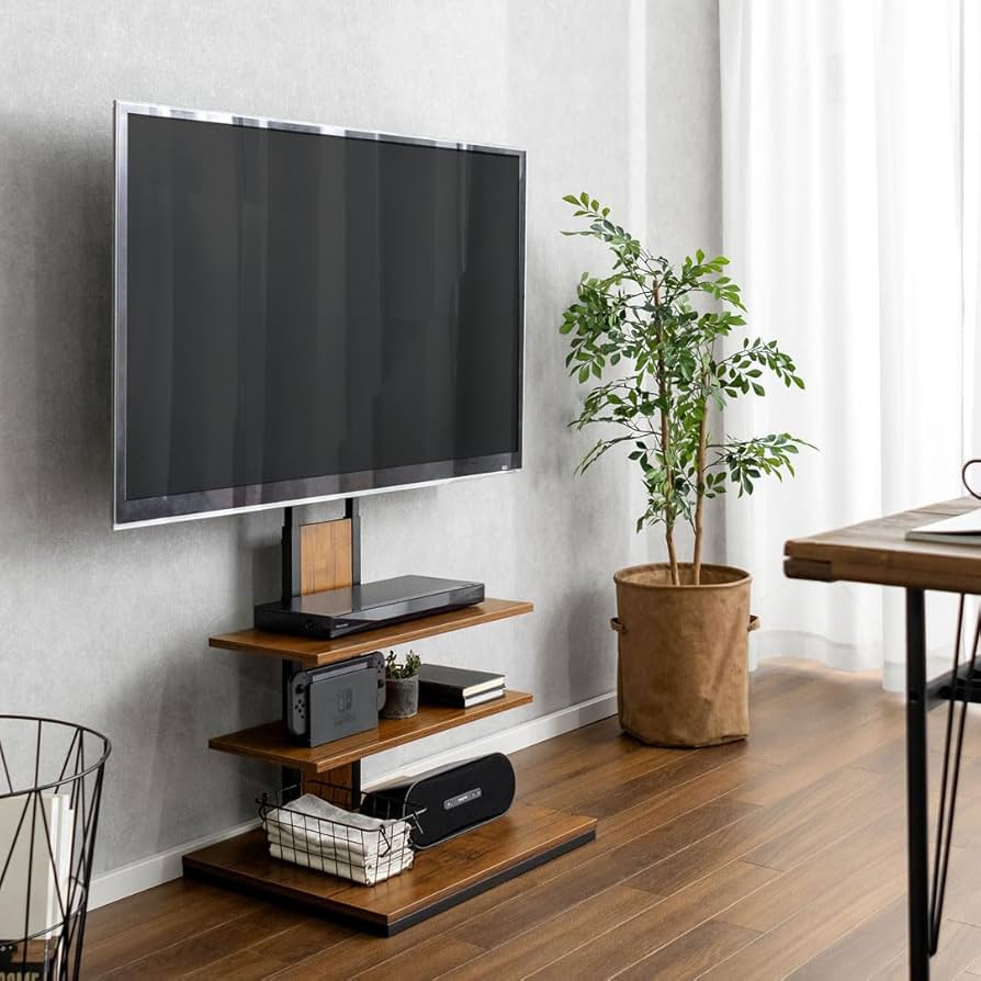 Amazon.co.jp: エア・リゾーム テレビ台 壁掛け 壁掛け風 テレビラック
