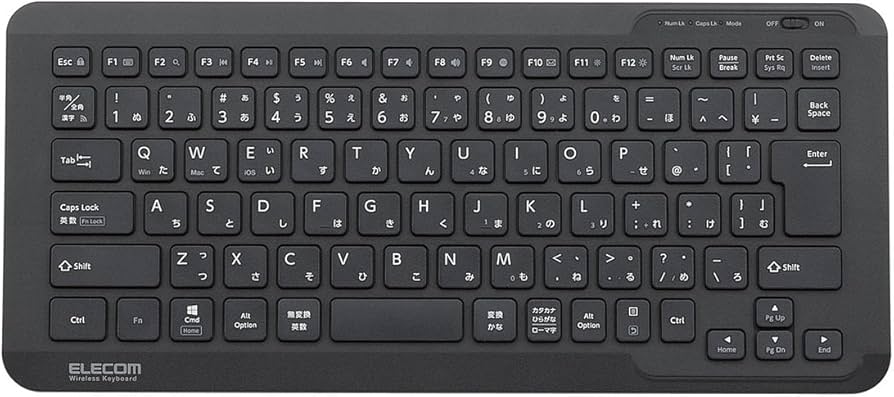 Amazon.co.jp: エレコム ワイヤレスキーボード Bluetooth ミニタイプ