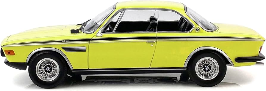 Minichamps 1:18 BMW 3.0 CSL - 1971 - Yellow : Amazon.co.uk: Toys