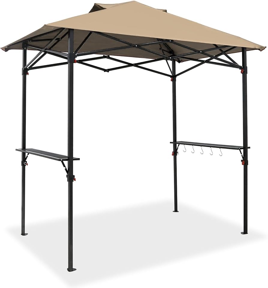 Amazon.com : COOS BAY 8x5 Pop up Grill Gazebo Portable BBQ Gazebo