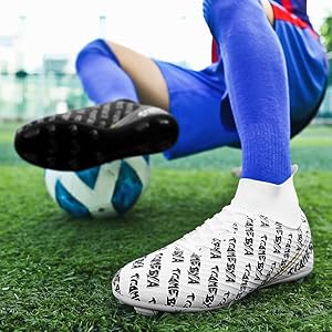 Amazon | [DZXZ] サッカースパイク メンズ サッカーシューズ ジュニア