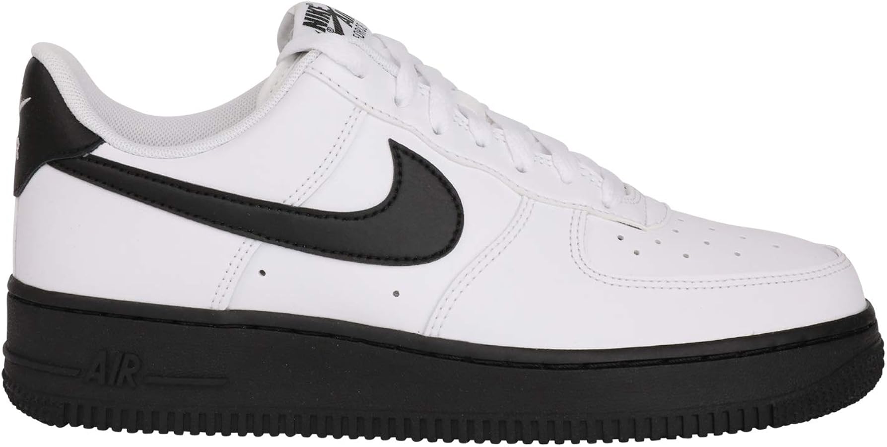 Nike Air Force 1 07 Size 14 Mens White/Black CK7663 101 : Amazon