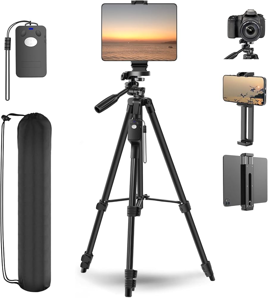 Amazon.co.jp: 三脚 カメラ 三脚 最大160cm スマホ 三脚 タブレット