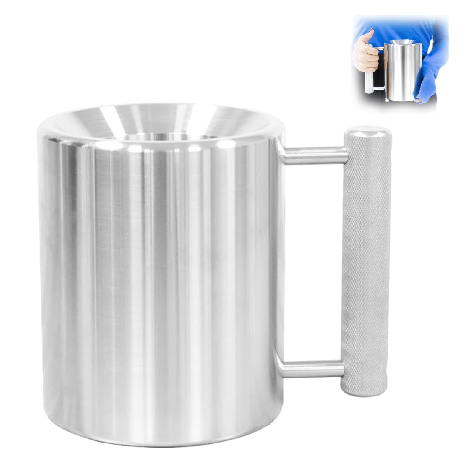 Amazon | ダンベルヘビーマグ、8Kgステンレススチールダンベルカップ