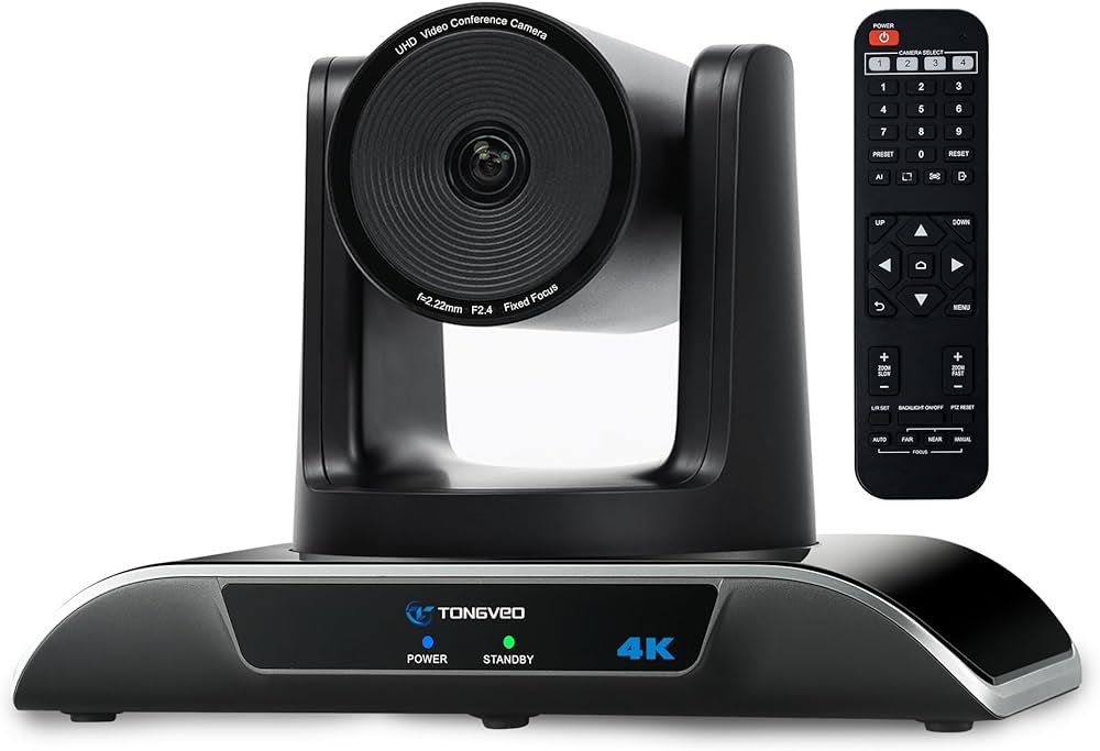 Amazon.com: TONGVEO 4K PTZ Camera with AI-Powered Auto-Tracking 5X
