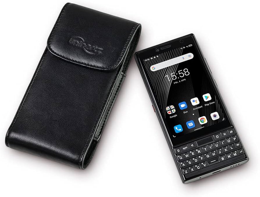 Amazon | Unihertz Titan Slimレザーホルスター、新しいスリークな