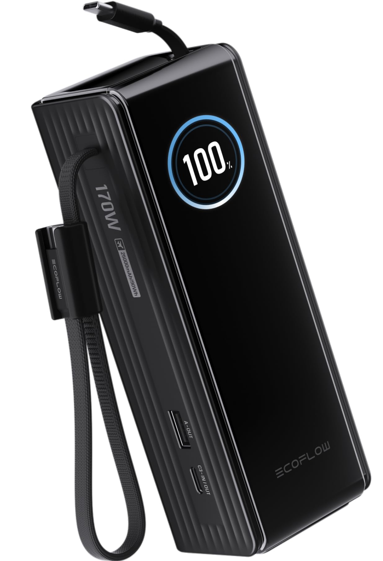 Amazon.com: EF ECOFLOW Rapid Power Bank, 25,000mAh, 100W Built-in