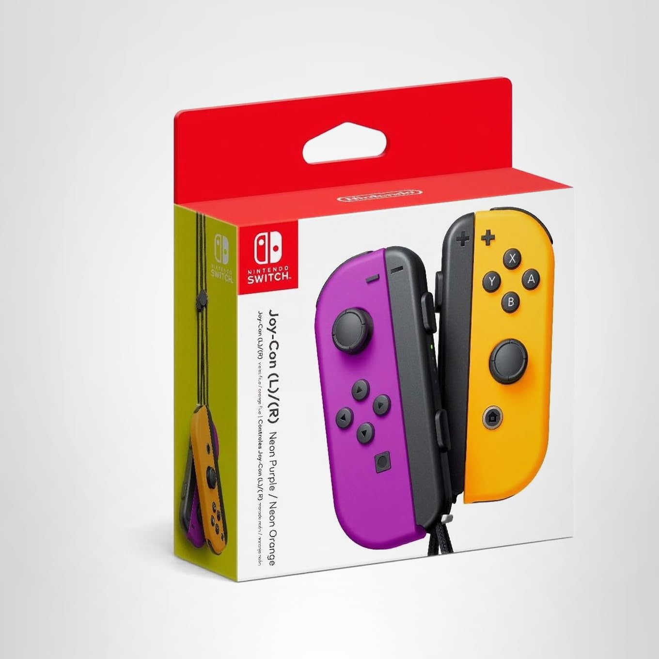 Amazon.com: Nintendo Neon Purple/Neon Orange Joy-Con (L-R
