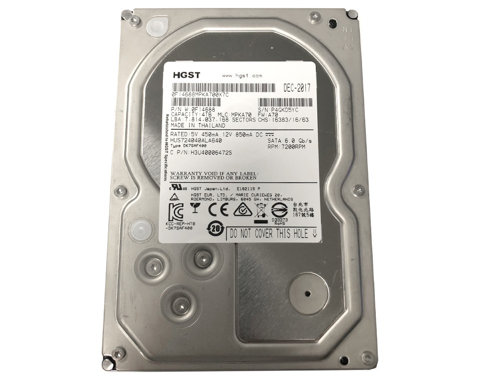 Amazon | HGST Ultrastar 7 K4000 hus724040ala640 ( 0 F14688 ) 4tb