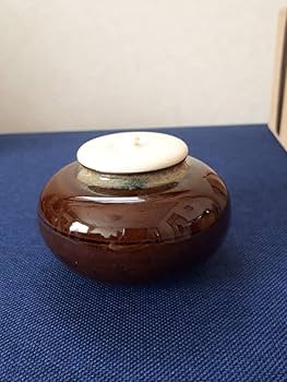 Amazon.co.jp: 大海茶入 桐箱入 高取焼 比古窯 宝間道 西陣織 : ホーム