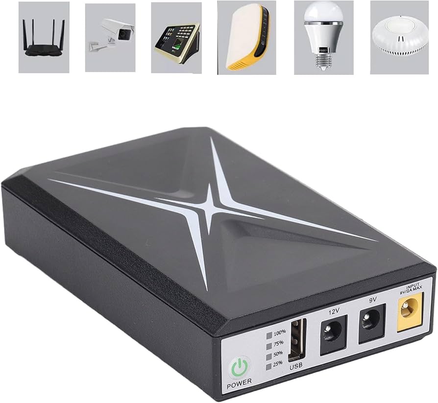 Amazon.com: UPS Battery Backup 10400mAh Uninterruptible Power