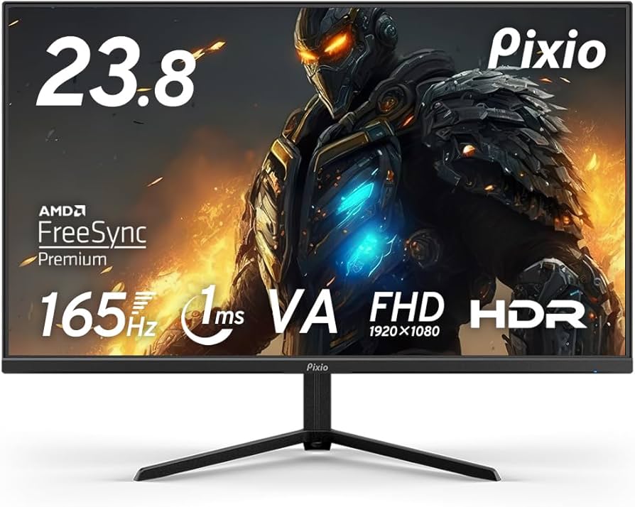 Amazon.co.jp: Pixio PX243 ゲーミングモニター 23.8インチ FHD VA