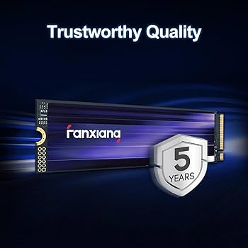 fanxiang M.2 SSD 1TB NVMe 2280 PCIe Gen4 x4 Up to 7300MB/s TLC
