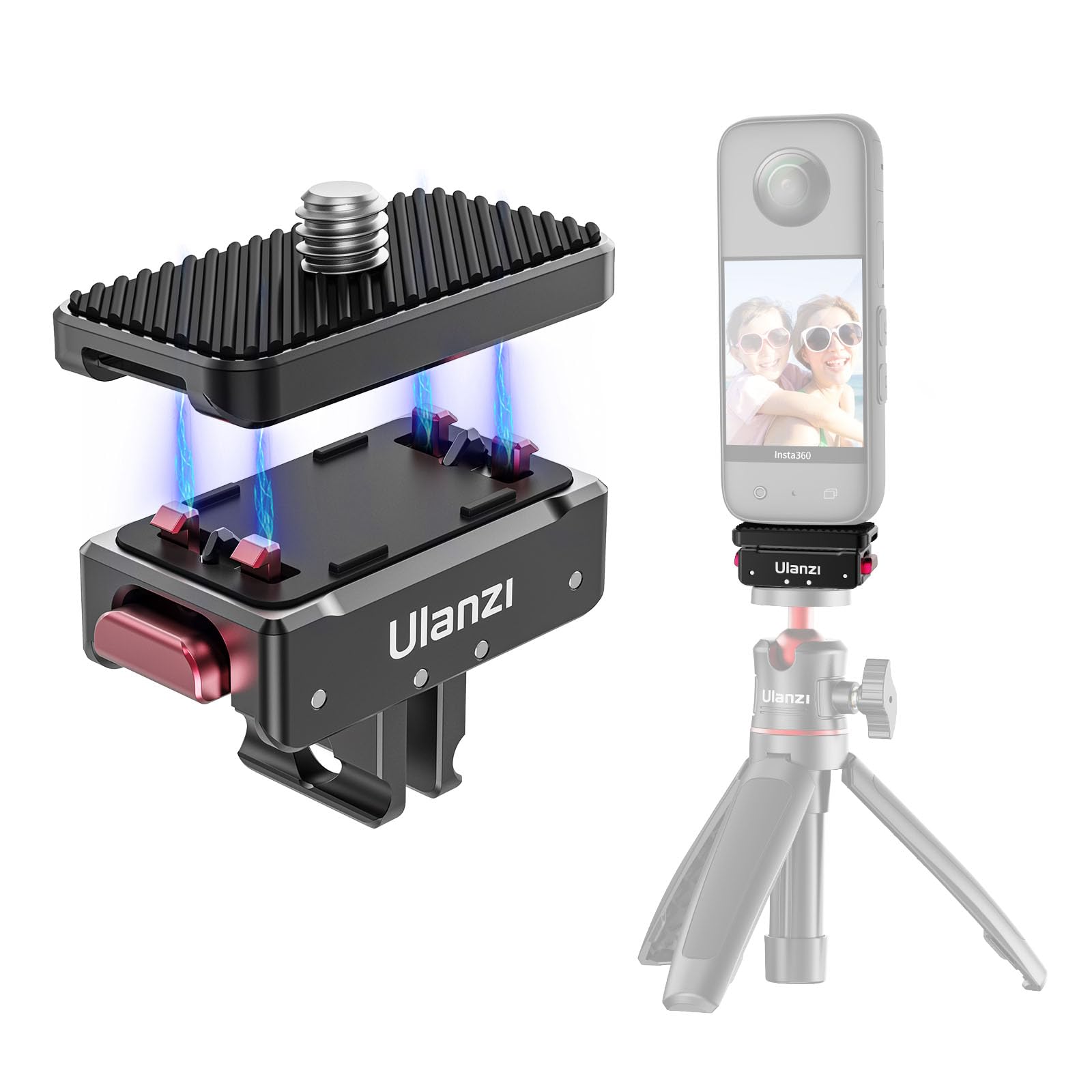 Amazon | Ulanzi Insta360 x5用/x4/x3 磁気アダプターマウント