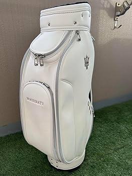 Amazon | マセラティ純正 ゴルフキャディバッグホワイト | ノー