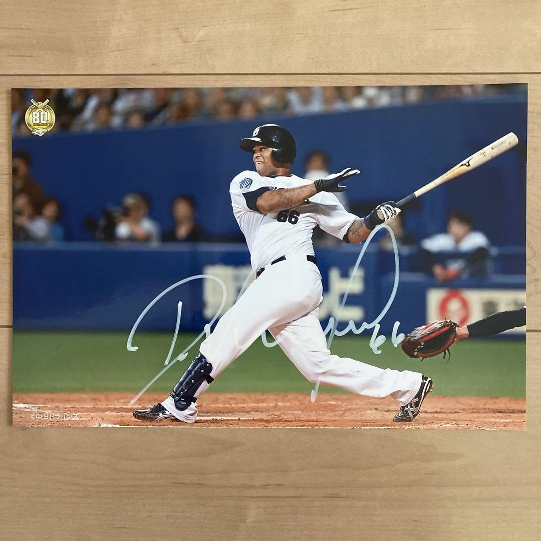 Amazon.co.jp: 中日ドラゴンズ ダヤン・ビシエド選手 直筆サイン入り