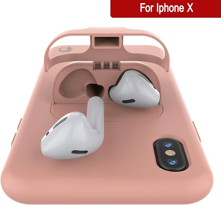 Amazon.com: PunkCase for iPhone X Airpods Case Holder (CenterPods