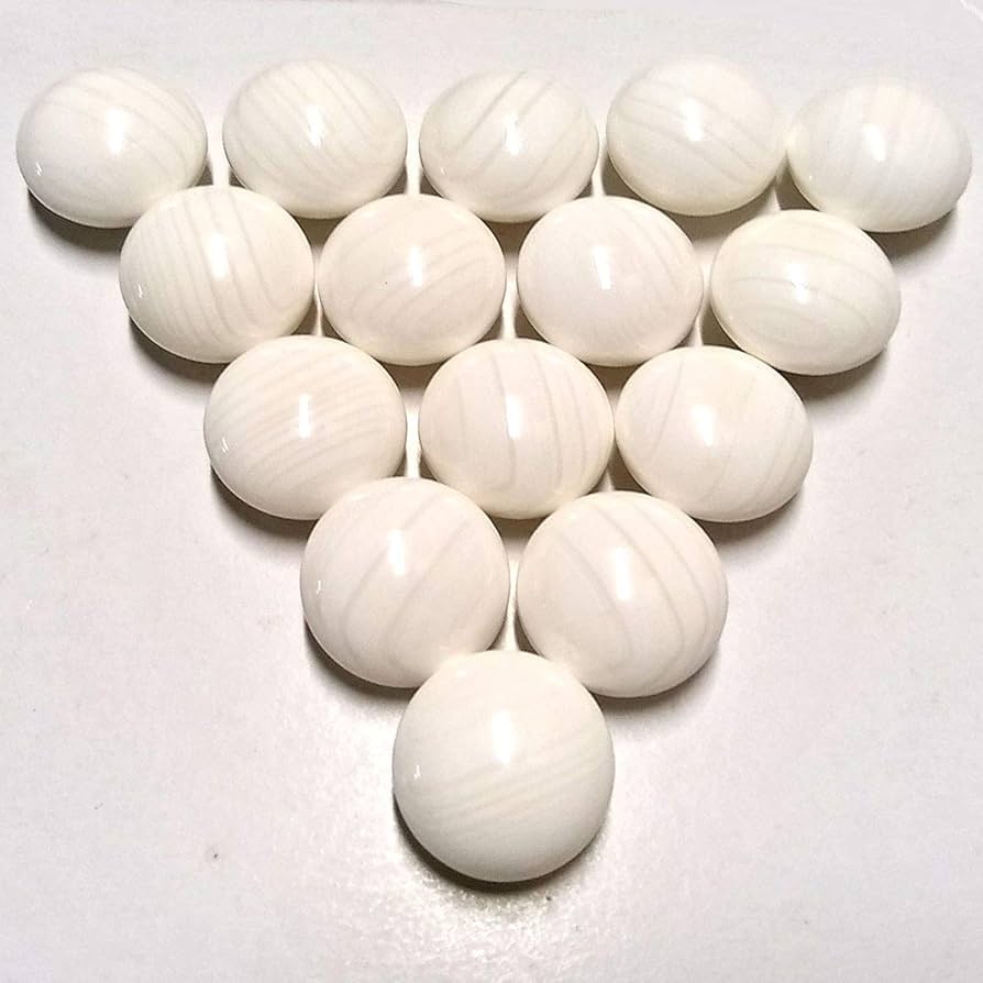 Amazon | 囲碁 日向特製蛤碁石 実用 44号 厚さ12.5mm 究極の碁石