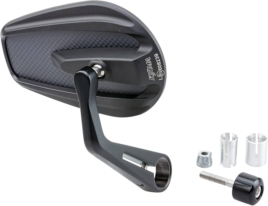 Amazon | キジマ(Kijima) バイクパーツ ミラー TECH11 オーバルエッジ