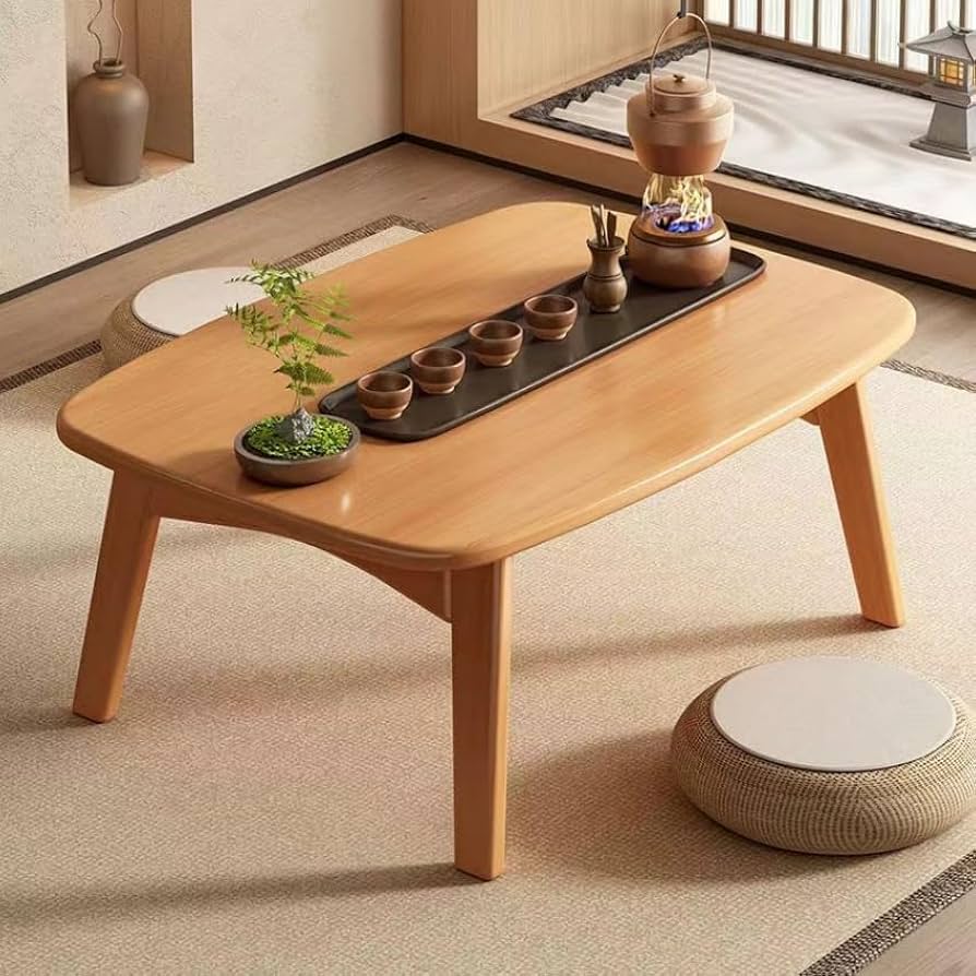 Amazon.co.jp: 竹製 ローテーブル 折りたたみ式 テーブル台 和室