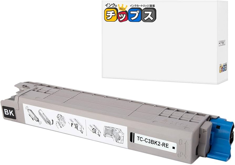 Amazon.co.jp: OKI 用 TC-C3BK2 再生トナーカートリッジ ブラック 大