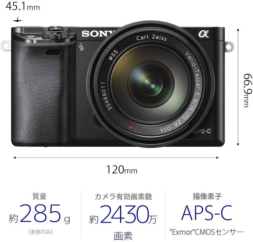 Amazon | SONY ミラーレス一眼 α6000 ダブルズームレンズキット E PZ