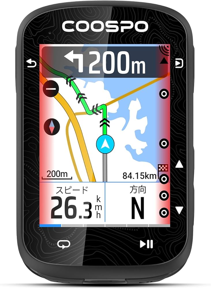 Amazon.co.jp: COOSPO CS600 サイクルコンピュータ GPS サイコン 2.4