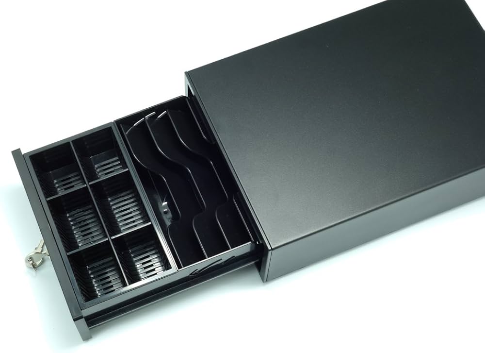 Amazon | A4サイズ 小型 キャッシュドロア E-A4 紙幣3種/貨幣6種