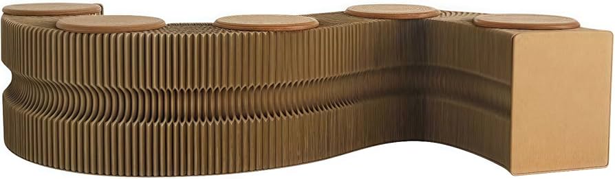 Amazon.co.jp: JOOHY アコーディオン紙折りたたみソファチェア 伸縮